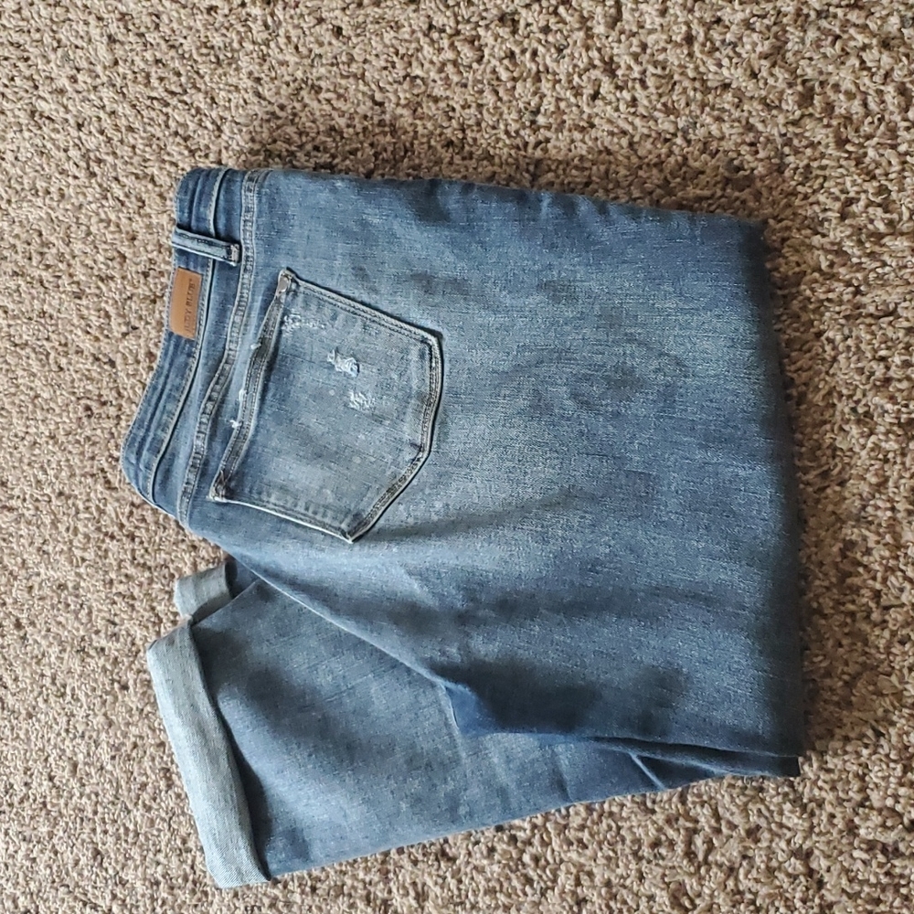 Judy Blue bleach splatter boyfriend fit